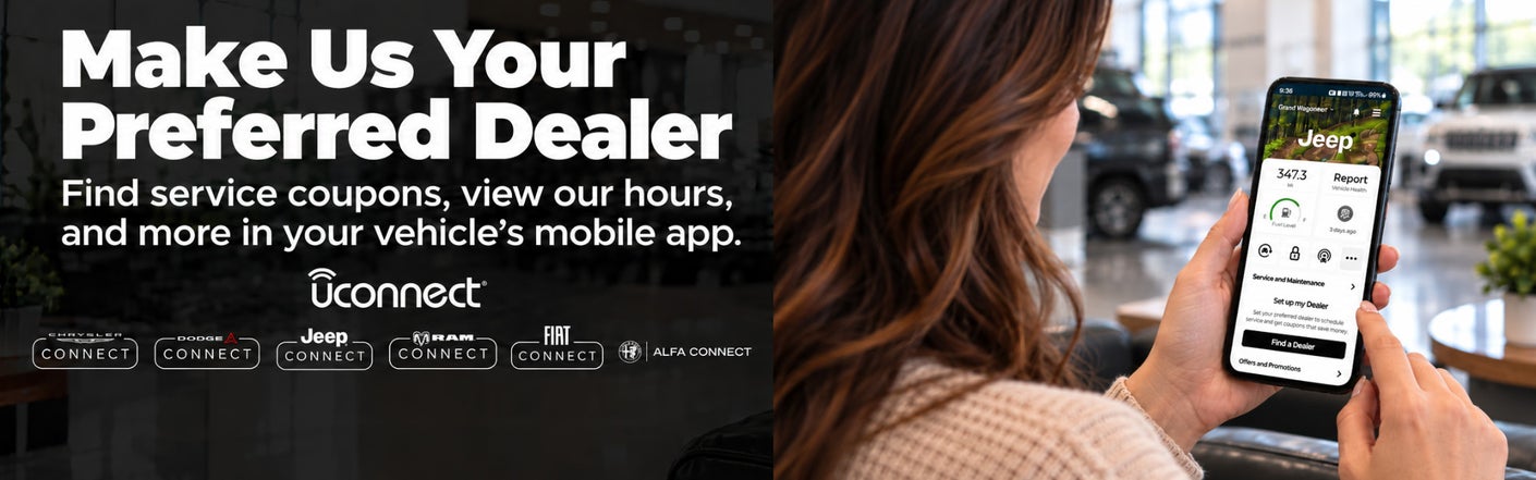 uconnect® make us your preferred dealer | Deery Brothers Chrysler Dodge Ram and Jeep of Waukee in Waukee IA