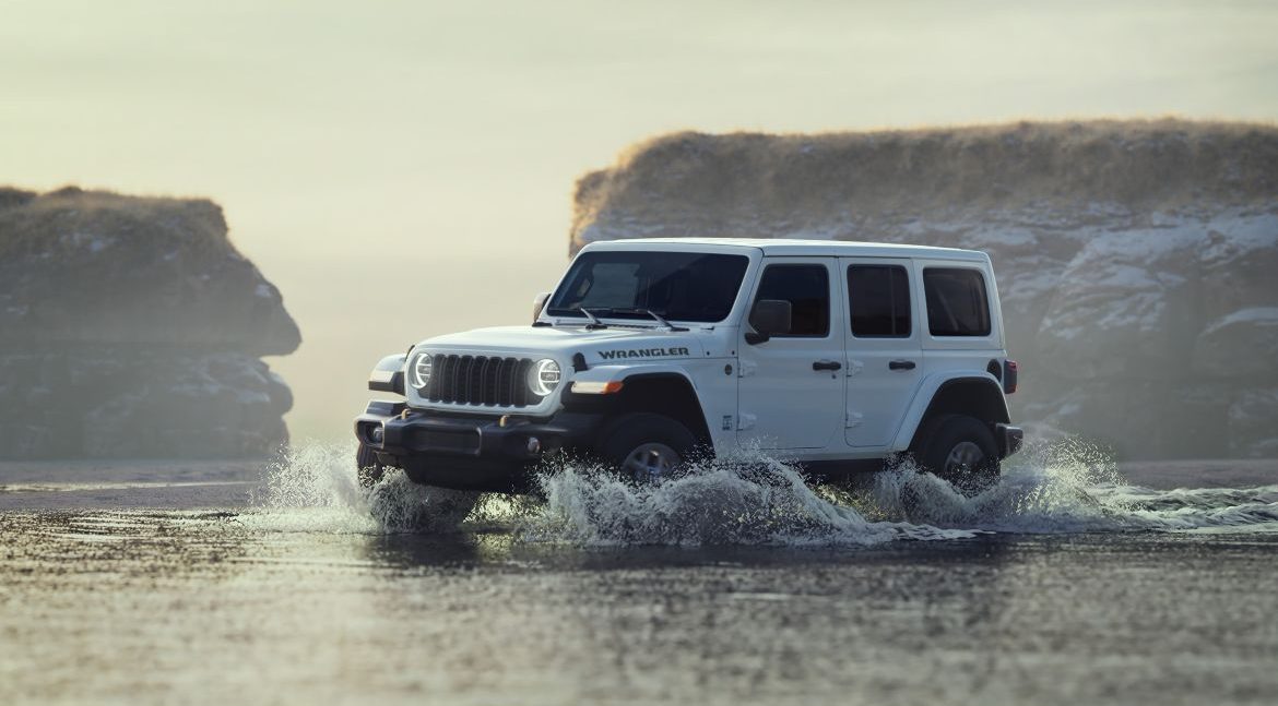 2026 Jeep Wrangler in water