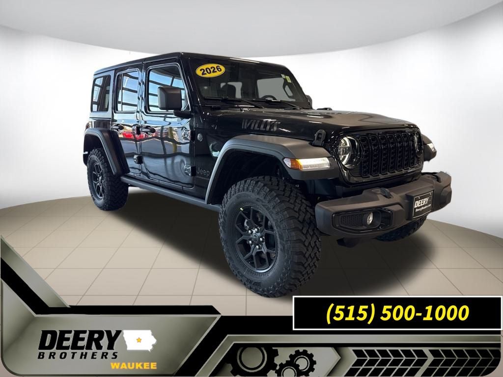 2026 Jeep Wrangler WRANGLER 4-DOOR WILLYS