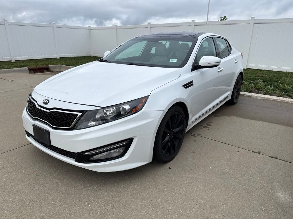 Used 2013 Kia Optima SX with VIN 5XXGR4A64DG202732 for sale in Waukee, IA